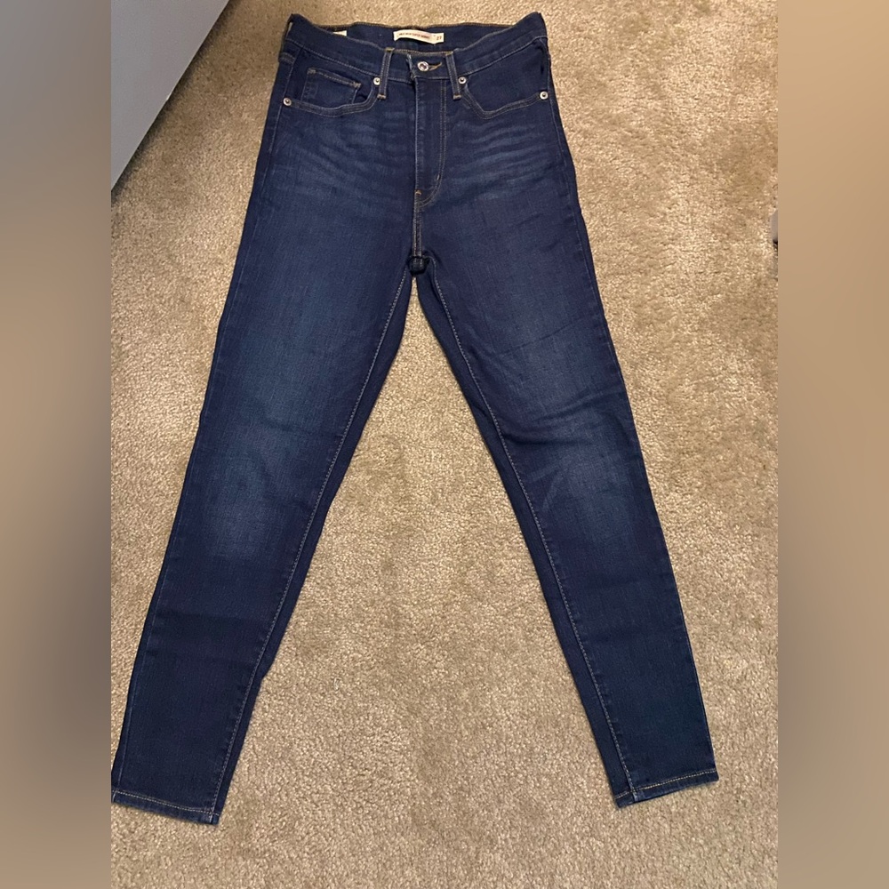 Levi's Women’s  Dark Indigo Mile High Skinny Jeans